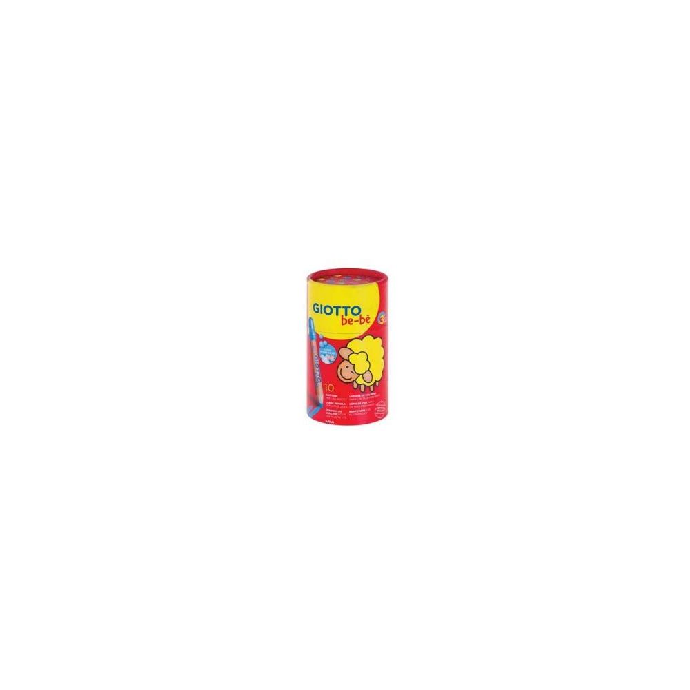Crayon Couleur GIOTTO Bébé maxi Extra Large - Pot de 10 crayons 