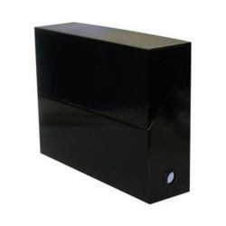 Boite classement en papier toilé - 90mm - NOIRE NSFP