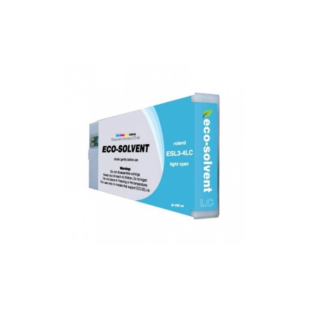 Cartouche ROLAND - ECO-SOL MAX - ESL3-4LC - CYAN CLAIR (440 ml)