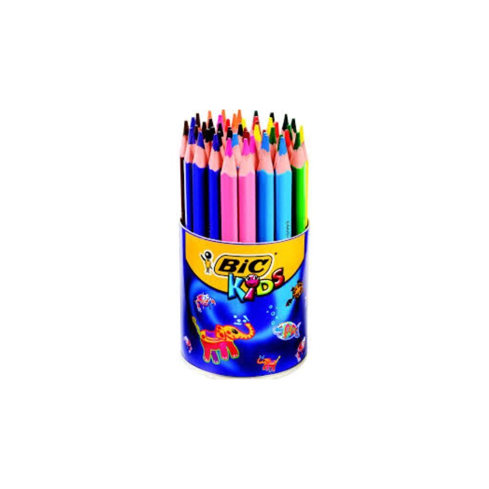 Crayon Couleur BIC EVOLUTION Recyclé - Triangle - Pot de 48 couleurs