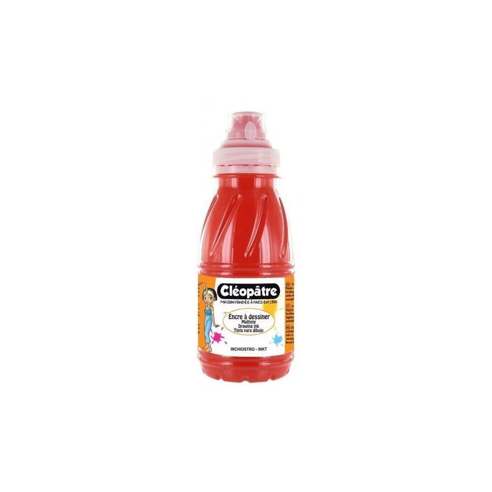 Encre de chine à dessiner CLEOPATRE ORANGE - 500 ml