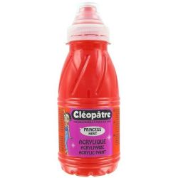 Peinture acryl. brill. 250 ml CLEOPATRE PRINCESS Mérit - ROUGE VIF