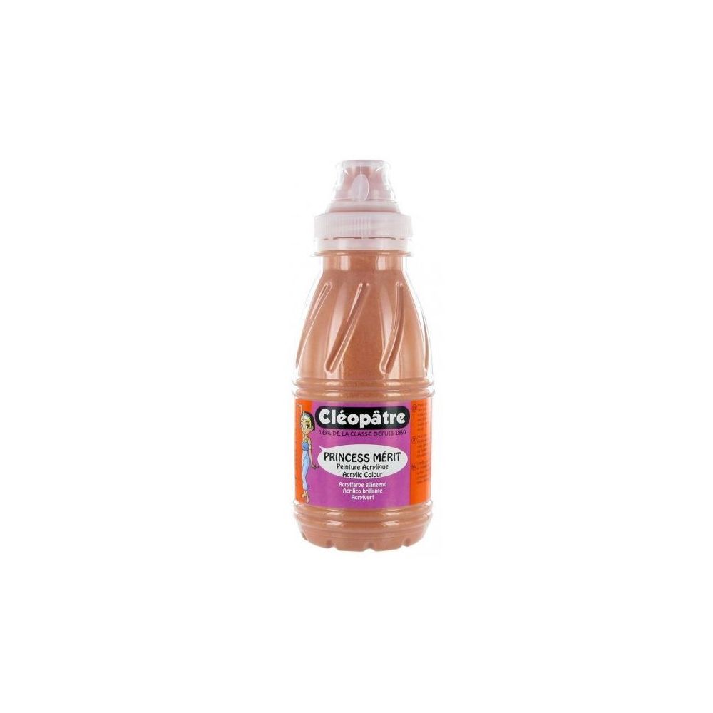 Peinture acryl. brill. 250 ml CLEOPATRE PRINCESS Mérit Nacrée CUIVRE