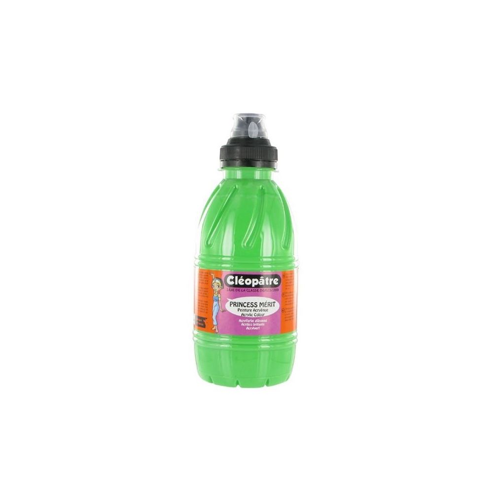 Peinture acryl. brill. 500 ml CLEOPATRE PRINCESS Mérit - VERT PRINT