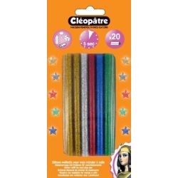 Colle en cartouche pistolet peinture 3D Pailletées CLEOPATRE -20unité