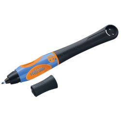 Stylo Roller PELIKAN Griffix - Coque Noire - Gaucher - 0.45mm - BLEU 