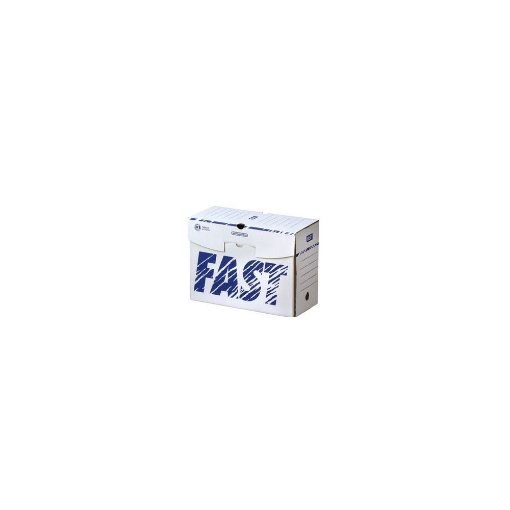 Boite archive Kraft - 33 x 25 - Dos : 15 cm FAST - BLANC - unité