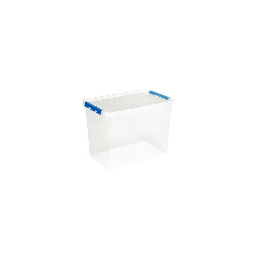 Bac de rangement + couvercle L.60 x l.40 x H.42cm Transparent  72L