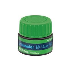 Surligneur (Station Recharge) SCHNEIDER Maxx660 VERT pour Job - 30ml