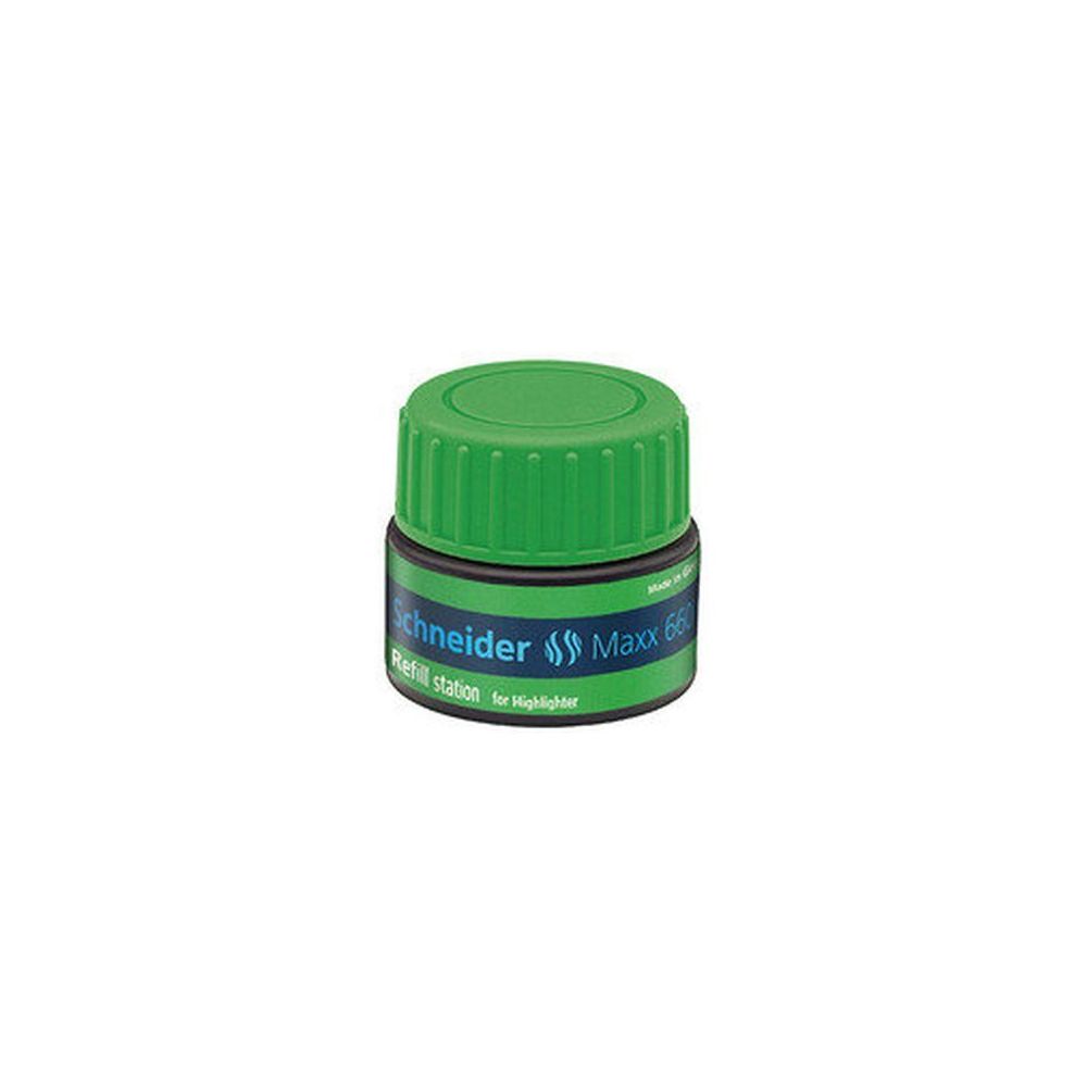 Surligneur (Station Recharge) SCHNEIDER Maxx660 VERT pour Job - 30ml