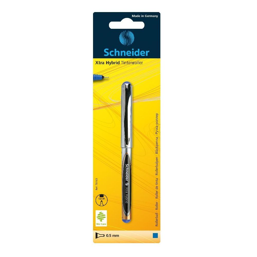Roller SCHNEIDER Xtra Hybrid - Trait 0.3mm - BLEU (Blister)** Z