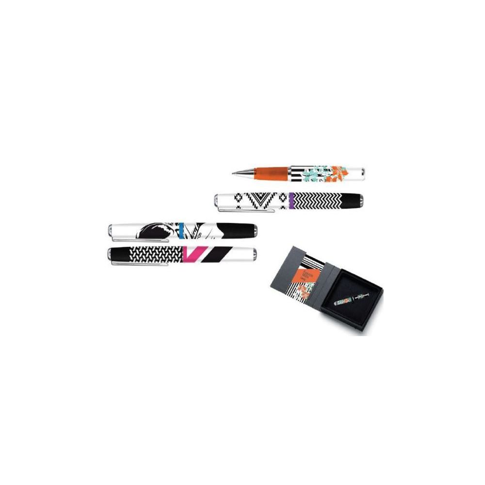 Stylo Bille FASHION WEEK - Motifs - Acier inoxydable laqué + Grip **Z