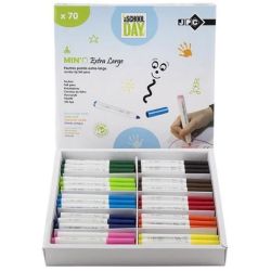 Feutre Couleur WONDAY - Lavable - Extra-large - 70 COULEURS
