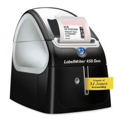 Etiqueteuse DYMO LabelWriter 450 Duo (Etiq: 6cm max & Ts Rubans) USB