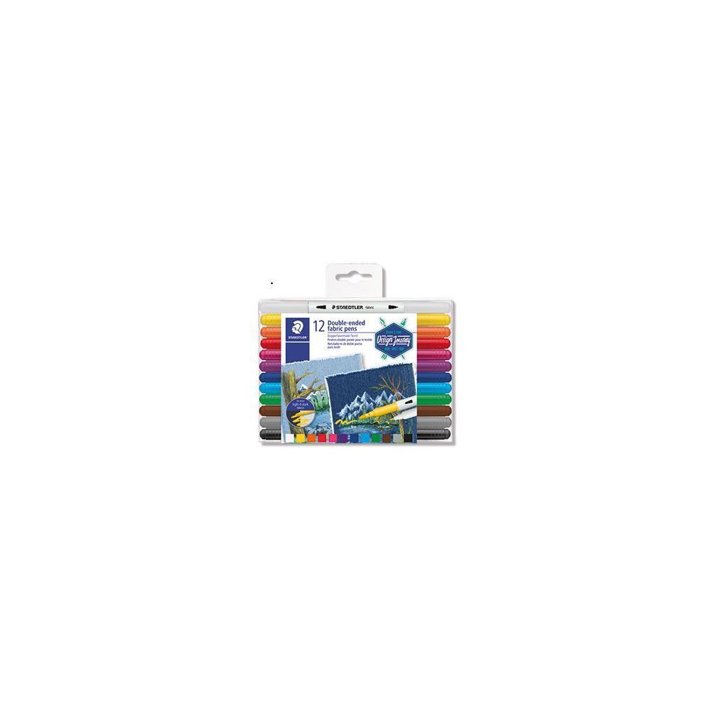 Feutre Couleur STAEDTLER Double pointes Tissus (par 12) - 3190TB12