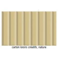 Carton Ondulé - 50 x 70cm - 260g - NATURE