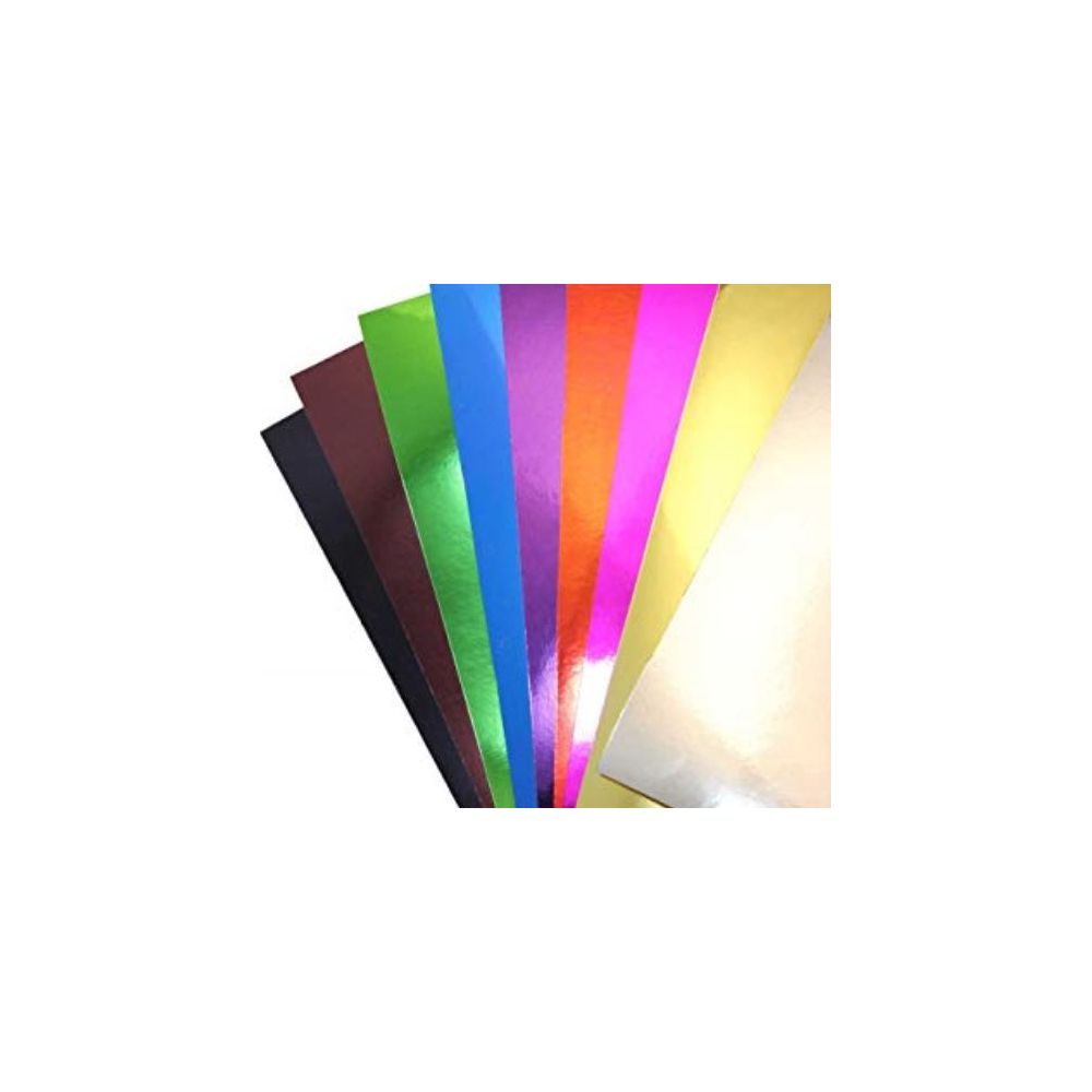 Carton Miroir 25 x 35cm - 195g - 5f - 5 Coul. Ass.- CLAIREFONTAINE
