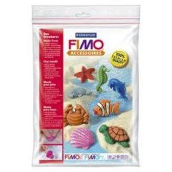Moule thermoformé pour pâte à modeler FIMO "Animaux Marins" 9 motifs
