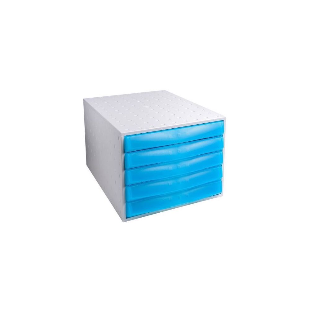 Module classement 5 tiroirs A4+ EXACOMPTA Multi Form - BLEU CIEL