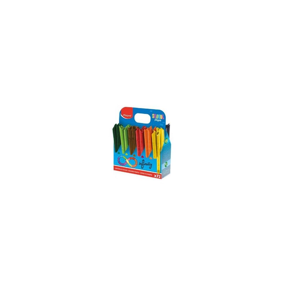 Crayon Couleur MAPED Color Peps Infinity - School Pack 72 couleurs
