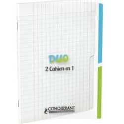 Cahier   2 Onglets 17x22cm Séyès 96 p Polypro