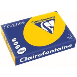 Rame A4 -  80g - Jaune Tournesol CLAIREFONTAINE (500 f.) Ref: 1978C
