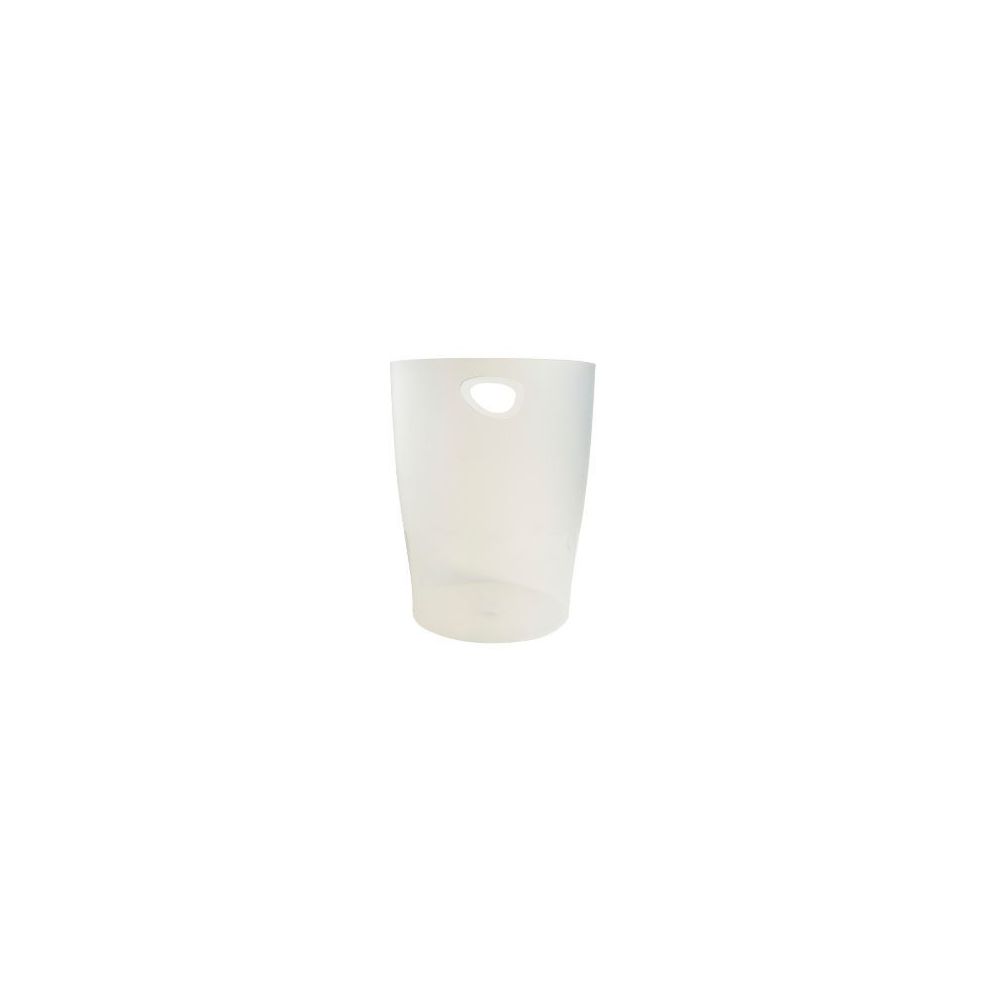 Corbeille papier en plastique plein MULTIFORM 15 L - GIVRE
