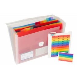Trieur Valisette  33 x 25cm - PVC - 14 compartiments - EXACOMPTA