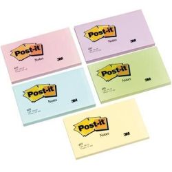 Bloc reposit. 76 x 127 mm POST-IT - JAUNE - 100 f. (par 12)