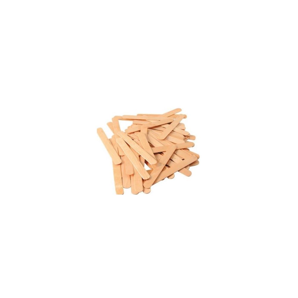 Batonnets de bois naturel (Paquet de 100 unités)
