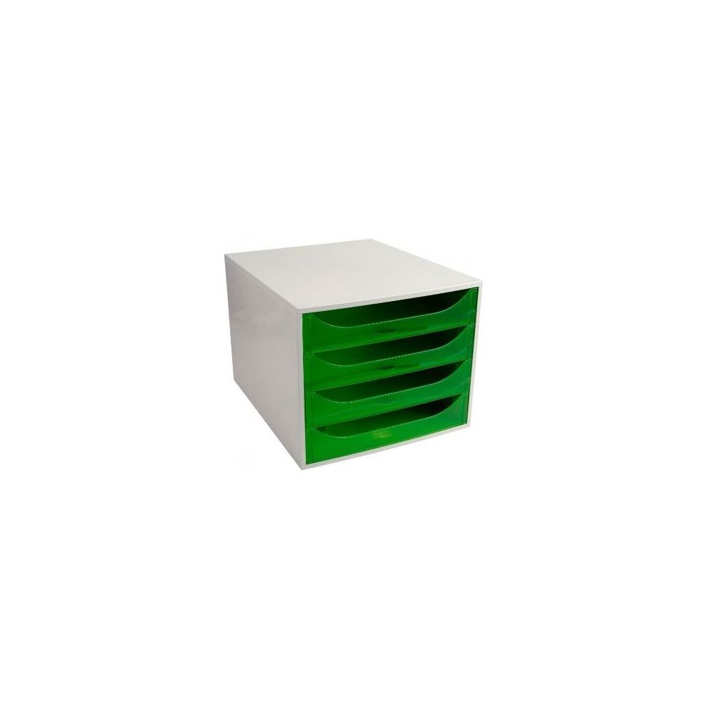 Module classement 4 tiroirs A4+ EXACOMPTA Linicolor - VERT