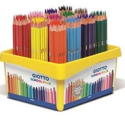 Crayon Couleur GIOTTO Stil Novo - Hexagonal - ClassPack 192 crayons