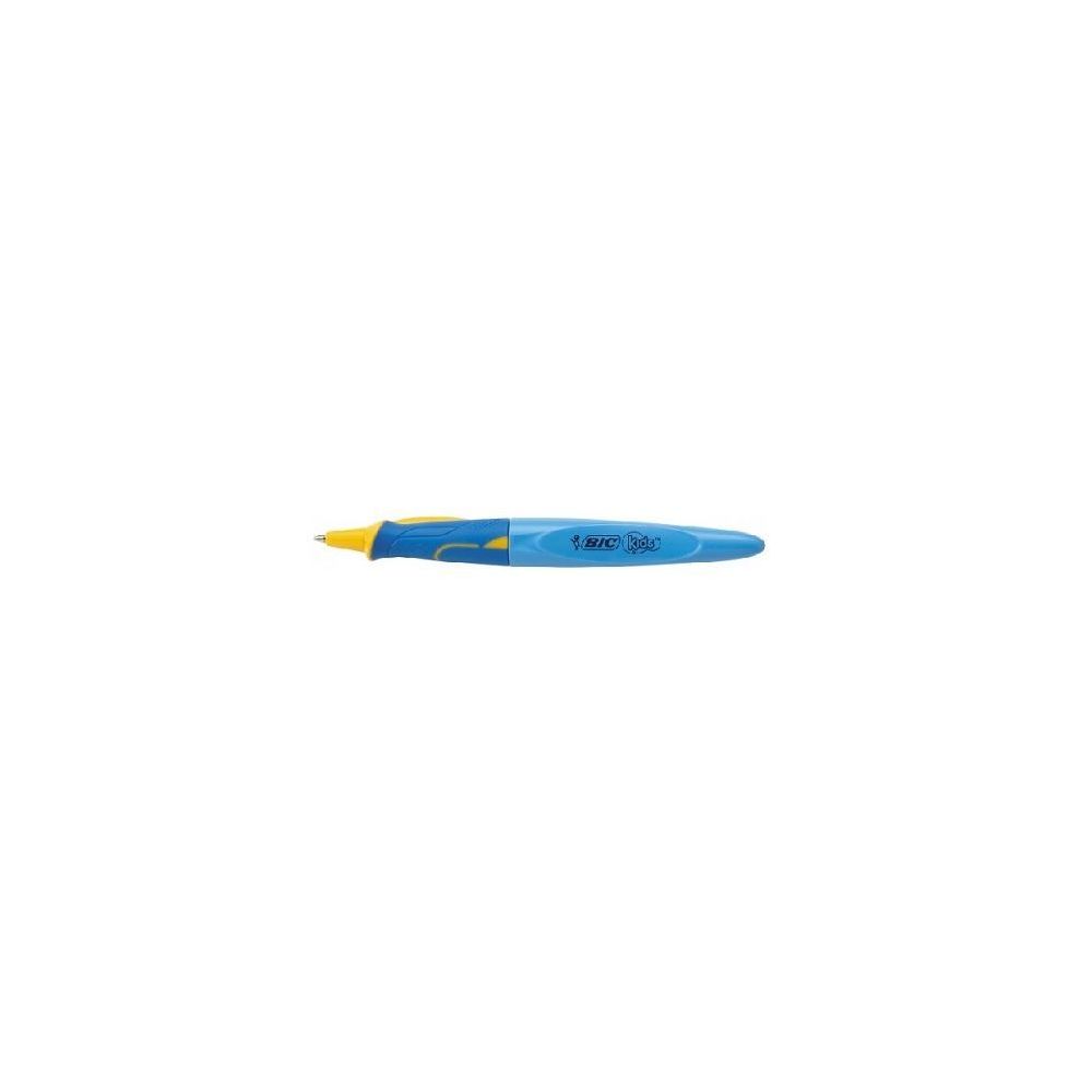 Stylo Bille d'apprentissage BIC Twist - Pte 1 mm - BLEU