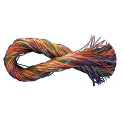 Scoubidous pailletés - Fils en plastique 1.8mm x 0.8m (Paquet de 100)