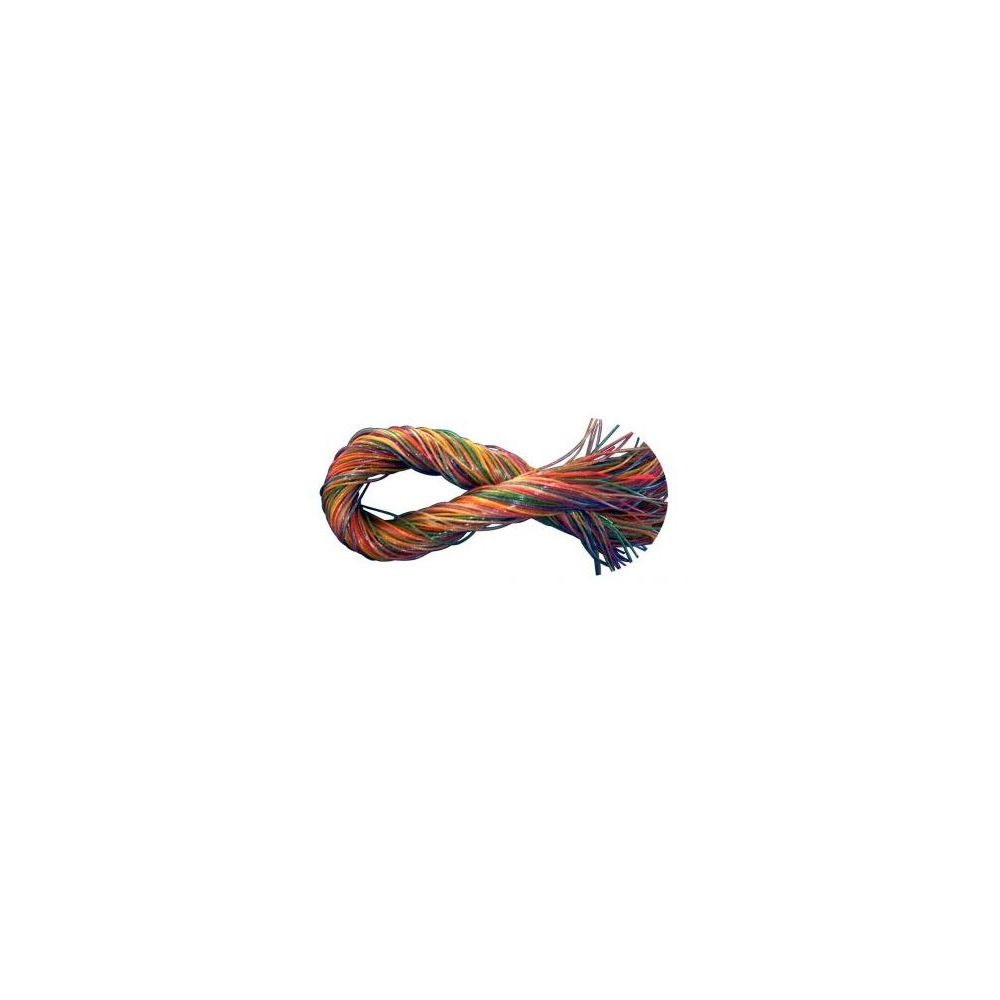 Scoubidous pailletés - Fils en plastique 1.8mm x 0.8m (Paquet de 100)