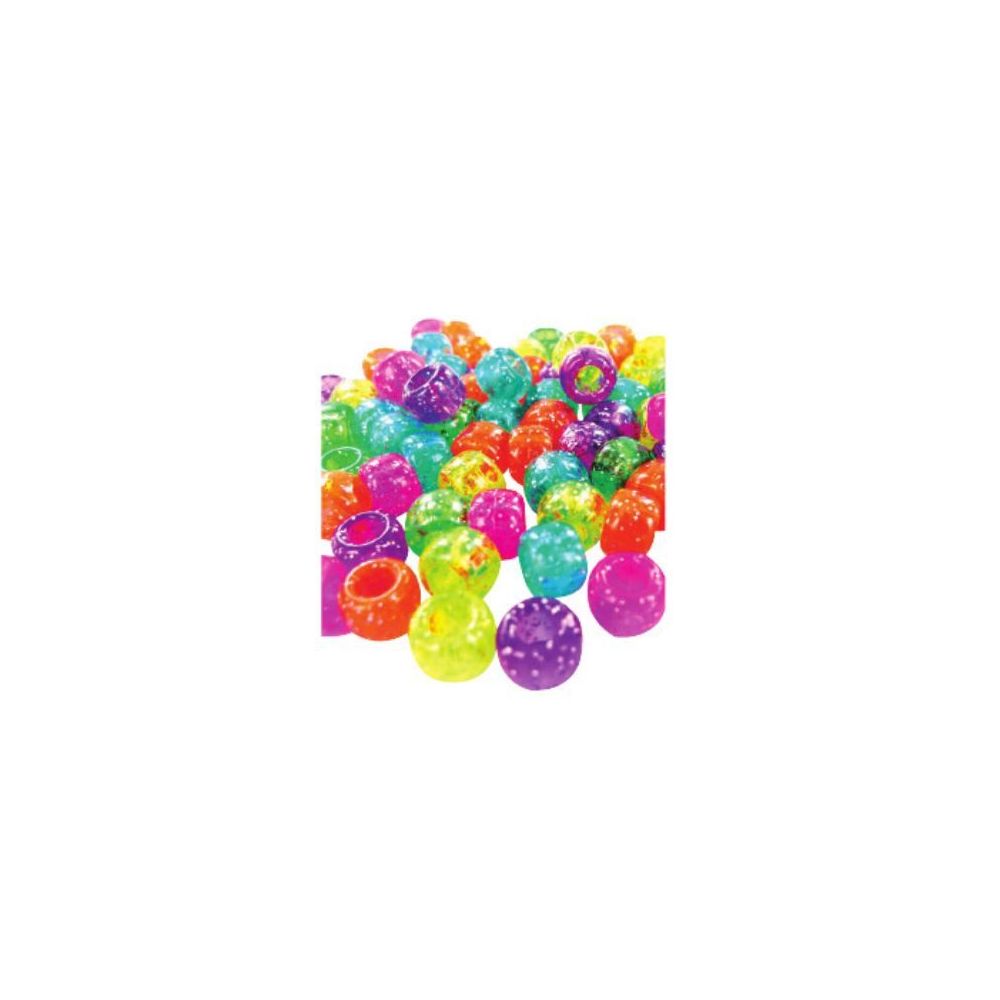 Perles Cassis Translucides Pailletées - Diam 9mm (Sachet de 1 000)
