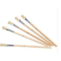 Sachet de 10 pinceaux à colle manche en bois