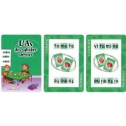 As des syllabes simples - lecture et orthographe - Dès 6 ans.
