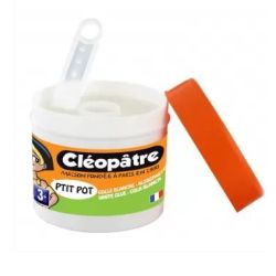 Colle blanche en petit pot CLEOPATRE - 85 gr (avec spatule)