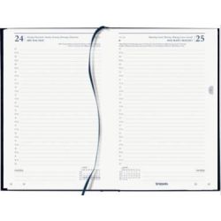 Agenda journalier 1 jour / 1 page - 14 x 21cm - NOIR -2024