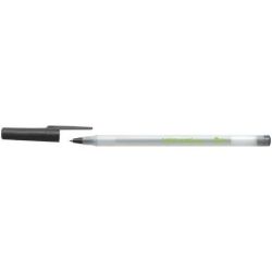Stylo Bille BIC ECOLUTIONS Round Stic Recyclé - Trait :0.4mm-NOIR **Z