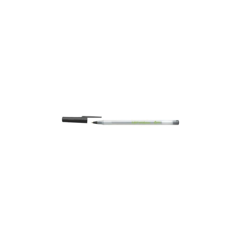 Stylo Bille BIC ECOLUTIONS Round Stic Recyclé - Trait :0.4mm-NOIR **Z