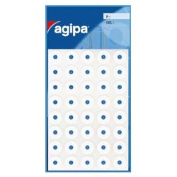 Oeillets autocollants AGIPA diam 13mm (Pochette de 120)