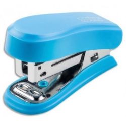 Agrafeuse de poche 12f - Mini - Agrafes 24/6  - BLEU - Educ