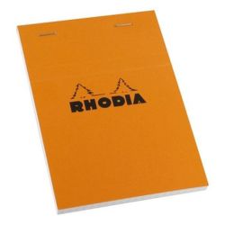 Bloc Bureau 8.5 x12cm - 5 x 5 - 160 p - Agrafé - 80g - RHODIA N°12
