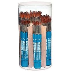 Pinceau Poils de poney 24 x 6 tailles (N°4,6,8,10,12,14) Boîte de 144