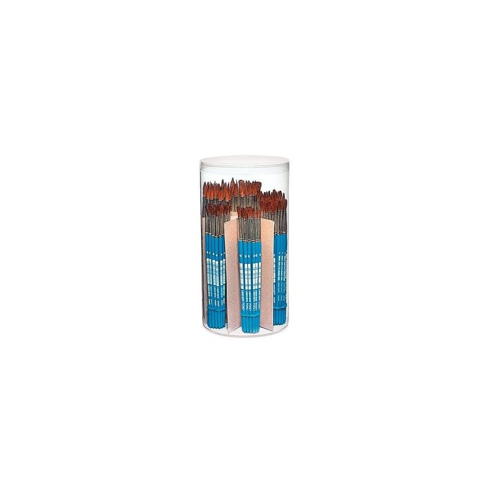Pinceau Poils de poney 24 x 6 tailles (N°4,6,8,10,12,14) Boîte de 144