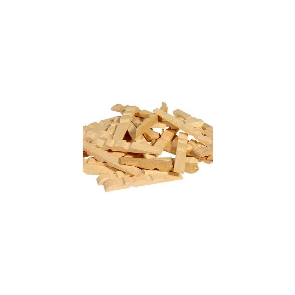 Pinces à linge en bois naturel (sac de 200 x 1/2 pinces)