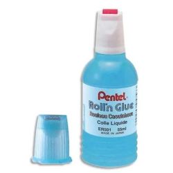 Colle en roller transparente PENTEL Roll n Glue - 55 ml - ER501-SF