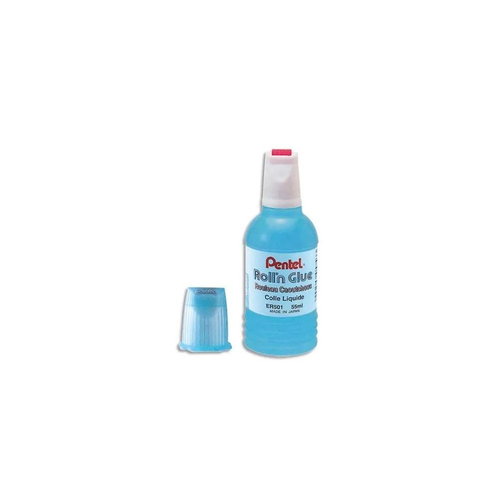 Colle en roller transparente PENTEL Roll n Glue - 55 ml - ER501-SF